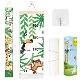 Height Chart for Kids,Baby Height Growth Chart,Wall Hanging Measuring Ruler for Baby Girls Boys Toddler Bedroom(79"x7.9")