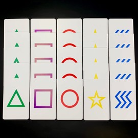 EDEN E301S ESP Card, 5 Patterns, 5 Set, Total of 25 Cards, Simple Packaging, Paper, Perspective Ability, Super Capacity Development