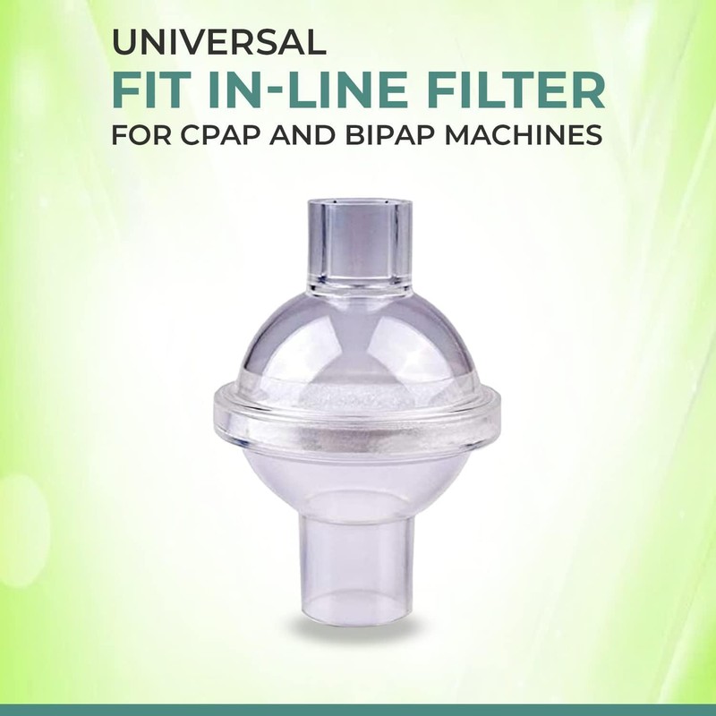 1pk Universal Fit in-Line Viral Filter for CPAP and BiPAP