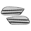 1 Pair Front Bumper Fog Light Grille Black Replacement For