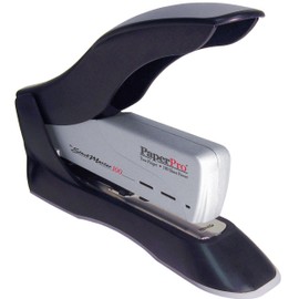 Bostitch inHANCE+100 Heavy Duty Stapler - Two Fingers, No Effort, Spring Powered Stapler - 100 Sheets, Gray (1300)