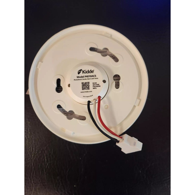 Kidde 21027537 Smoke Alarm 120V w/Voice Alarm, color status ring,