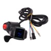 KOOBOOK 1Pcs 12V-72V E-Bike Universal Thumb Throttle LED Display Voltage