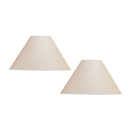 Cal Lighting Vertical Basic Coolie Kraft Paper H, Two Pack