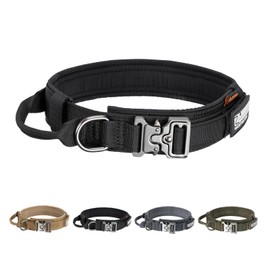 Excellent Elite Spanker Dog Collar, Training, Nylon Adjustable with Control Handle, Neck Belt for Dogs