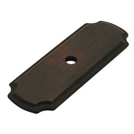 Cosmas 50 Pack B-112ORB Oil Rubbed Bronze Cabinet Hardware Knob Backplate/Back Plate