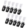 KUUQA 20 Pack Garden Flag Rubber Stoppers and Plastic Clips,