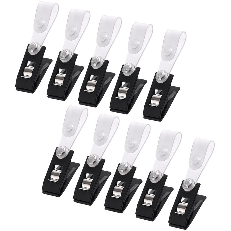 KUUQA 20 Pack Garden Flag Rubber Stoppers and Plastic Clips,