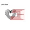 Okjew Alloy Steel Heart Sharp Cutting die for Cardboard, Leather,