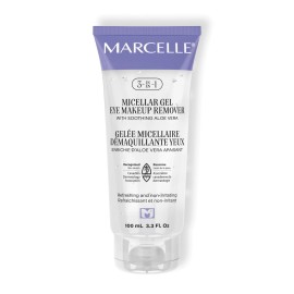 MARCELLE Micellar Makeup Remover Gel For Eye Face Waterproof Makeup 3.3 Fl Oz Aloe Vera
