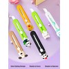 6 Pack Box Cutter Retractable, Sharp Utility Knife Retractable, Cute