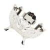 Serving Bowl European Style Retro Elegant Alloy Fruit Bowl for