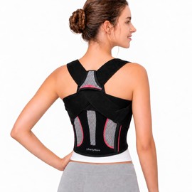 LibertyMove Posture Corrector for Women, Adjustable Upper Back Brace with Wide Shoulder Straps and Underarm Comfort Straps, Breathable Posture Support for Daily Wear