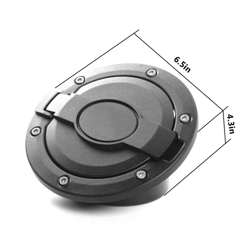 JeCar Tapa de gas de aluminio para puerta de llenado