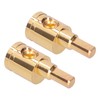 Jiawu 0GA Wire Reducer Pure Copper Gold-Plated Power Fit for