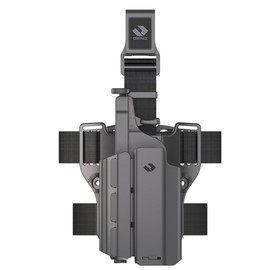 Orpaz T40 SXD Holster with Light, Left-Handed Level II/Level III OWB Light Bearing Holster Compatible with Springfield XD, Fits Most Lights, Lasers and Optics (T40 Large, Drop-Leg)