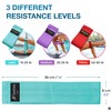Beenax Fabric Resistance Bands (Set of 3), Long/Short Exercise Bands