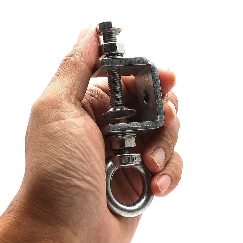 5Pcs C-Clamps;C Clamp Stainless Steel, Beam Clamp.Comes with Stainless Steel