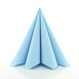 Sovie Horeca Airlaid Napkins in Gold, 40 x 40 cm High Quality Disposable Napkins Extremely Absorbent and Fabric-Similar Ideal for Weddings & Parties Pack of 50