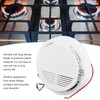 Natural Gas Detector Responsive Plastic Reliable Combustible Gas Leak Alarm