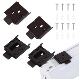 YCUHEN coolaroo Replacement Parts - Outside Mounted Blinds Curtain Rod Bracket Attachment, Vertical Blinds Replacement Parts, Deer Blind Brackets & Mini Blind Brackets for Blinds Replacement