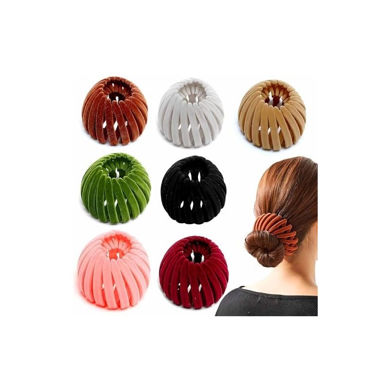 Pinzas para el cabello con forma de nido de pájaro,