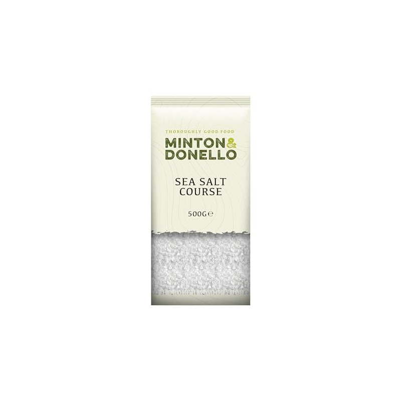 Minton & Donello - Coarse Sea Salt, Natural & Unrefined,