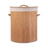 Eco Bath London Bamboo Laundry Basket with Lid - 55