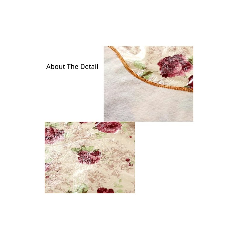 XUNQUCOM 150CM Round Hotel Tablecloth Pure Color Restaurant Tablecloth Polyester