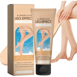Maquillaje de piernas resistente al agua sin transferencia, cubierta de tatuaje, resistente al agua, crema correctora para venas varicosas, maquillaje para cubrir cicatrices en piernas y cuerpo (Natural, 100ml)