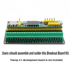 Treedix Breakout Board Module with Pin Headers and Screw Terminal Blocks Compatible with Arduino and Teensy 4.1/3.5/3.6