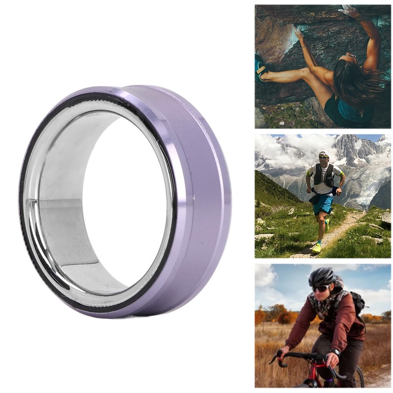 Smart Ring Waterproof Lightweight Ti Alloy Stainless Steel Skin Friendly