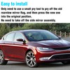 Jaronx Compatible with Chrysler 200 Side Mirror Trim Cover Corner