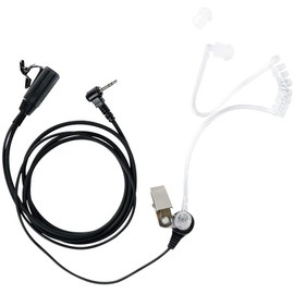 4 Pack Covert Acoustic Tube Earpiece PTT Mic Compatible with Motorola Talkabout Radio T200 T260 T460 T600 T800 MR350R MH230R MT350R-2.5mm 1 Pin Headset Walkie Talkie