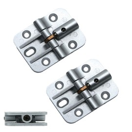 180-Degree Adjustable Hinge, Locking Hinges with 0°/90°/135°/180° Lockable Angle, Folding Table Hinge, Drop Leaf Table Hinge, Zinc Alloy Limit Stop Hinge (60 x 45 mm, 1 Pair)