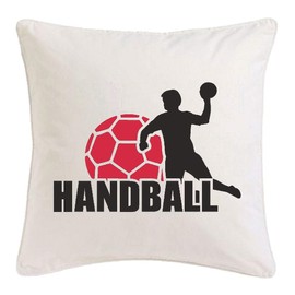 Tyre Market Cushion Cover 40 x 40 cm Handball Coach – Handball Tournament – Handball Player – Handball Trainer Made of Microfibre in White