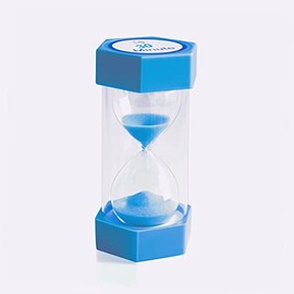 XINBAOHONG Hourglass Sand Timer ,Plastic Sand Clock Hour Glass Sandglass Timer for Kids Games Classroom Home Office Decor Kitchen Use (Lake Blue 30min)