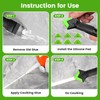 Goopreen 5 in 1 Caulking Tool Silicone Caulking Grout Removal