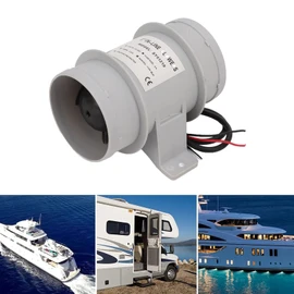 3 Inch Inline Duct Fan ,12V Inline Blower High Air Low Current Draw High Efficiency for Vents