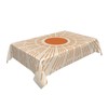 Cafl Sunshine Table Cloth Sun Tablecloths Waterproof Wrinkle Free Tablecloth