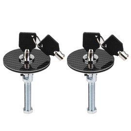 Quick Release, KIMISS 2Pcs Universal Carbon Style Bonnet Cover Lock Key Pin Kit//pins bonnet dummy lockable hood
