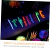 FOMIYES 6pcs Eyeliner Set Waterproof Fluorescent Eye Liner Kit for