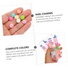 Baluue Daisy Flower Nail Charms of Resin Nail Art Decals