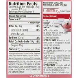 Jell-O Watermelon, Gelatin Dessert