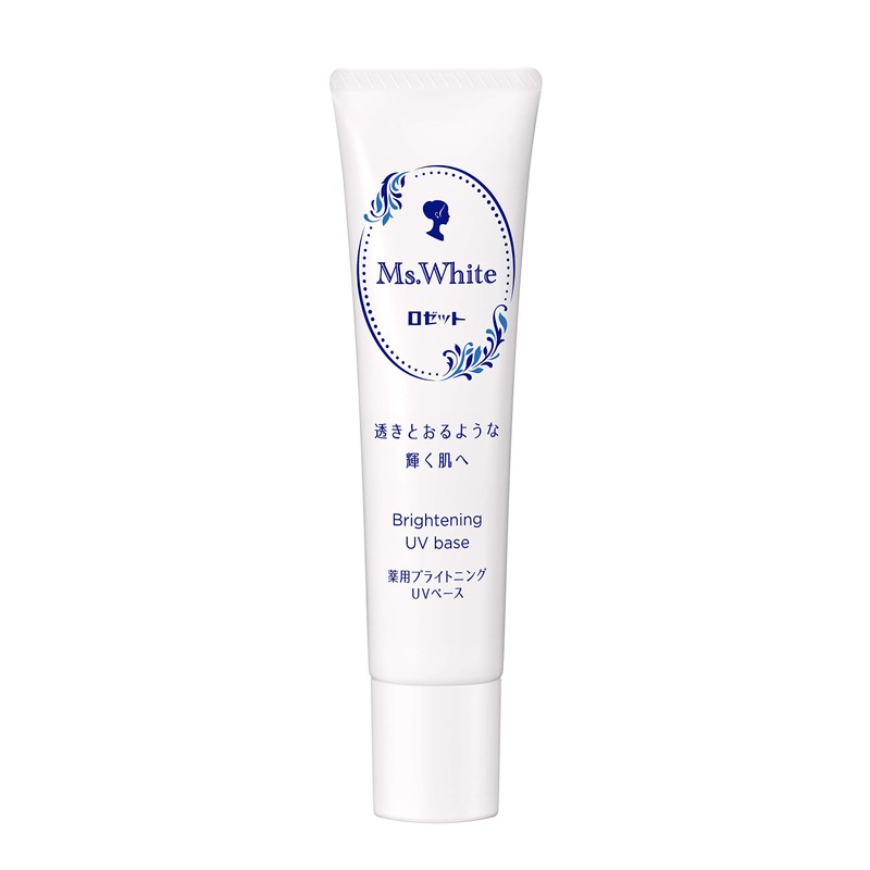 Rosette Ms.White Medicated Brightening UV Base Makeup Base, 1.1 oz