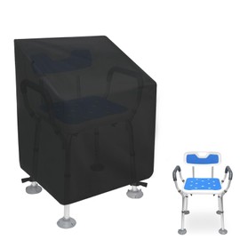 Kasla Shower Chair Cover,Waterproof Shower Chair Cover for Inside Shower,Covers for Shower Chair for Elderly and Disabled(Only Cover) (21"x20.5"x26")