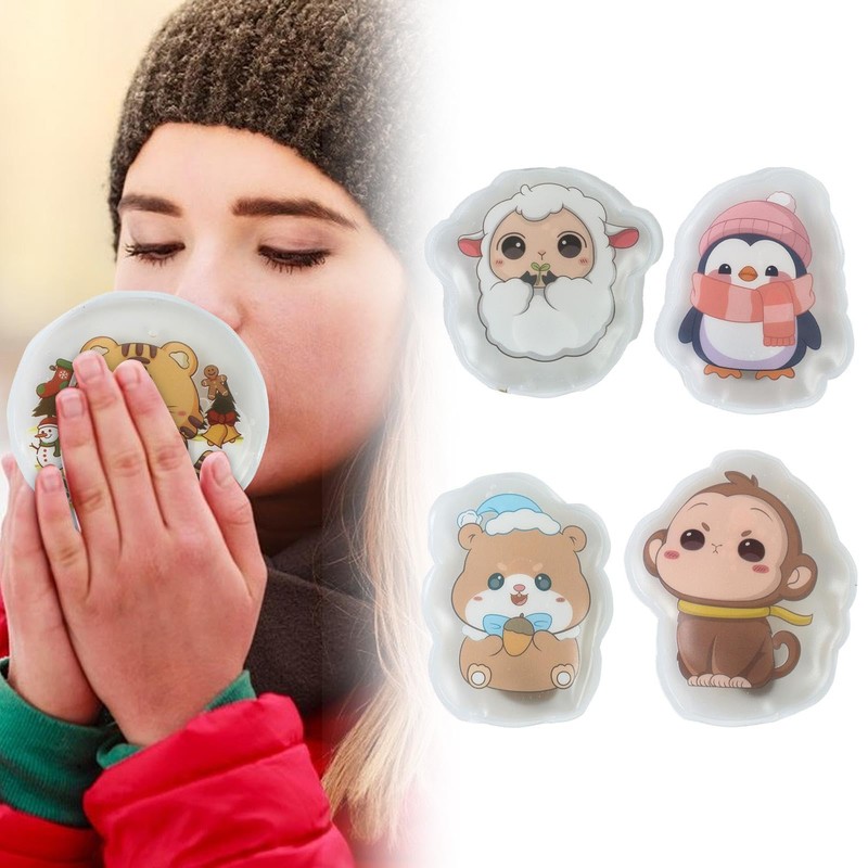 Instant Heat Pack - Set of 4 Click Hand Warmers,Reusable