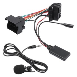 Anlseiod Aux Bluetooth 5.0 Audio Adapter with Microphone for Z4 E85 2003-2008 E86 X3 E83 2004-2010 Mini Cooper R50 2000-2006 S R53 JCW