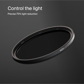 Urth 49mm ND4 (2 Stop) Lens Filter (Plus+) — 20-Layer Nano-Coated, Ultra-Slim Neutral Density Camera Lens Exposure Filter
