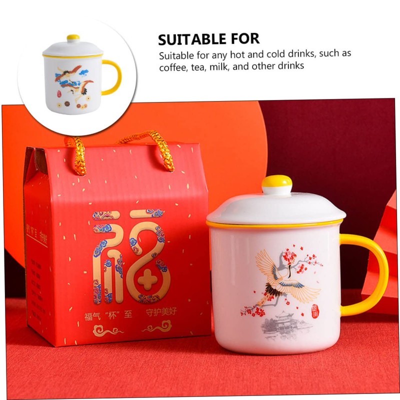 MAGICLULU Mugs Set for Wedding Heat Resistant Tea Cup Creative